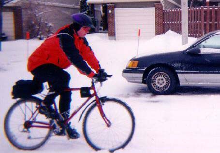 Winter cycling in Ottawa, Canada