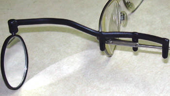 cycling glasses with built in mirror