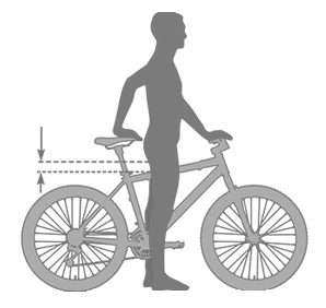 small medium large bike size