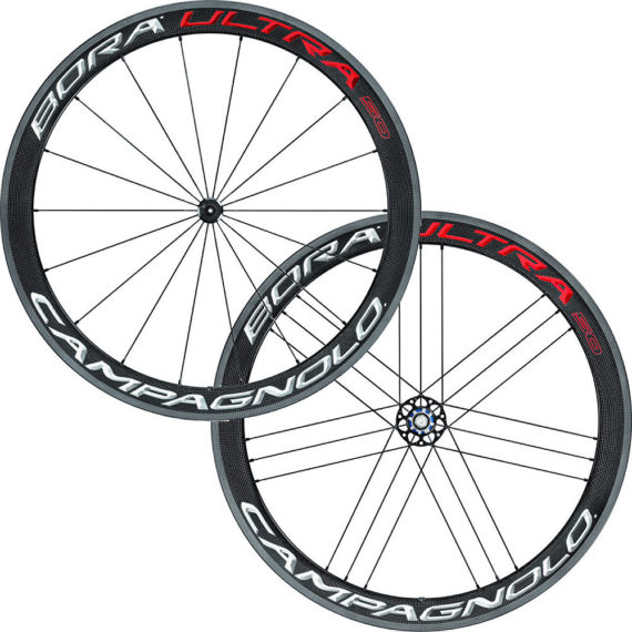 Campagnolo Bora Ultra 50 Clincher Wheelset 2019 - Bright Label - Shimano