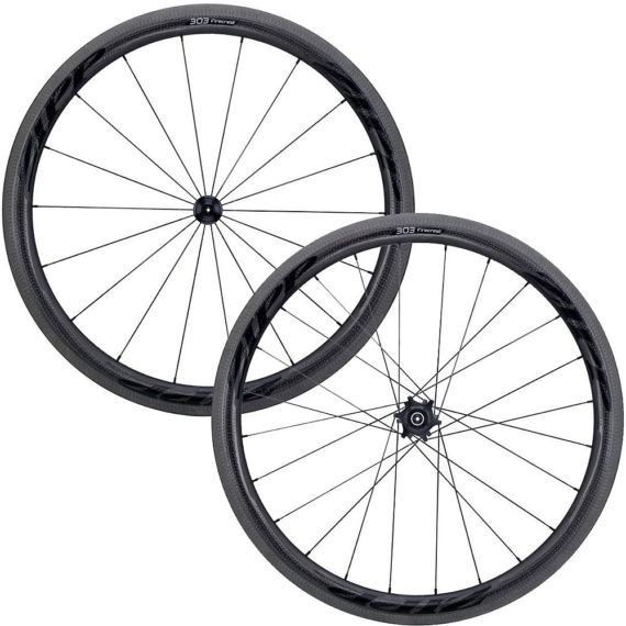 Zipp 303 Carbon Clincher Road Wheels - Campag - Black - Campagnolo