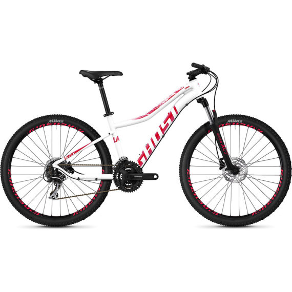 Ghost Lanao 2.7 Women's Hardtail Bike 2020 - White - Pink, White - Pink