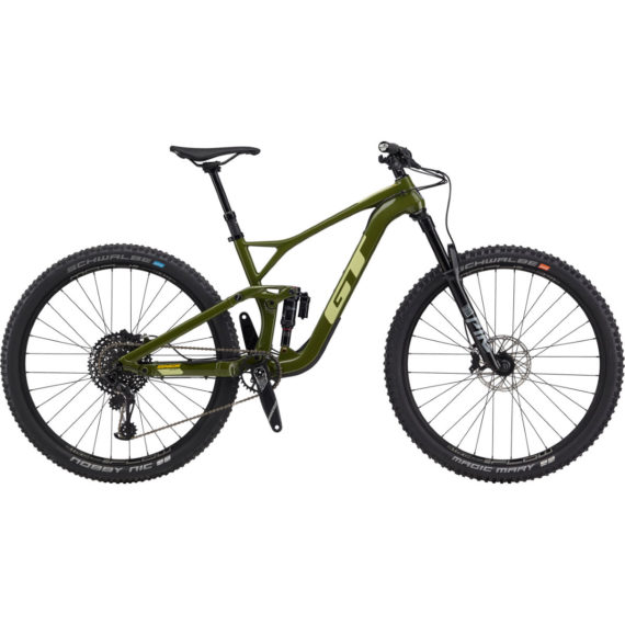 GT Sensor Carbon Expert Bike (2020) - Medium Military Green - Gum