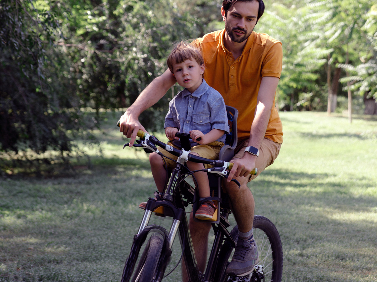 how to put a baby seat on a bike