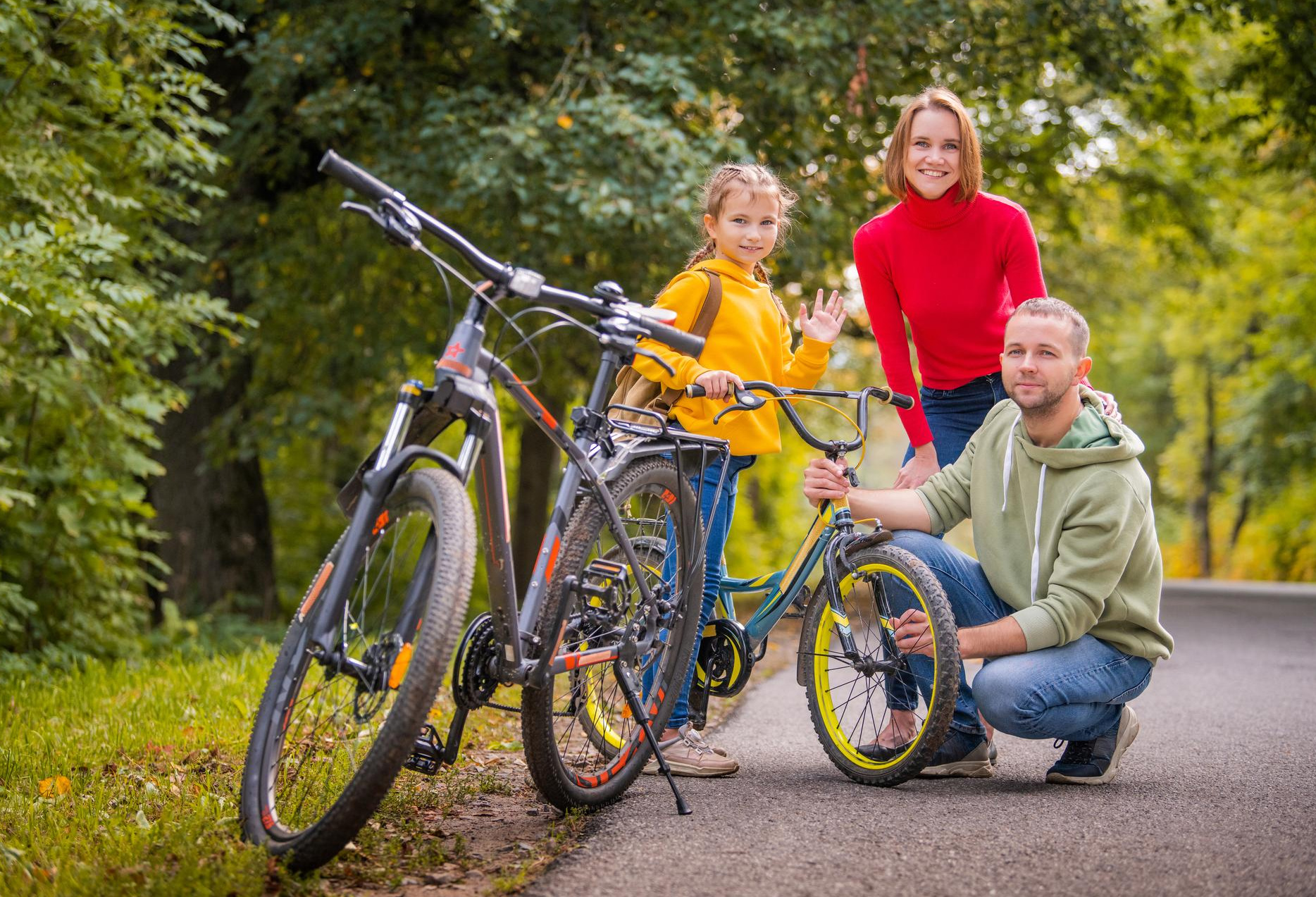 family bike trip